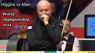 Mark Allen Vs John Higgins World Snooker Championship 2024 Highlights