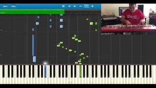 Oscar Peterson - A Little Jazz Exercise (Jesus Molina) Piano Tutorial Synthesia