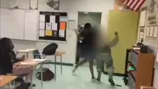 Disturbing video shows students fighting inside Broward County high school