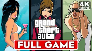 GTA TRILOGY DEFINITIVE EDITION Gameplay Walkthrough FULL GAME [4K 60FPS PS5] - No Commentary