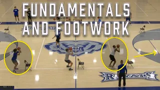 Basketball Fundamental Footwork drill