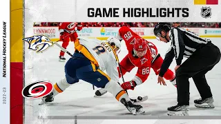 Predators @ Hurricanes 1/5 | NHL Highlights 2023