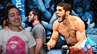 MMA NOOB REACTS TO BEFORE and AFTER Fighting Islam Makhachev