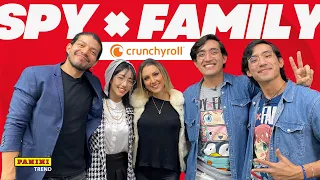 Junket con las voces oficiales de SPY x FAMILY | DOBLAJE LATINO | #crunchyroll #spyxfamily #panini