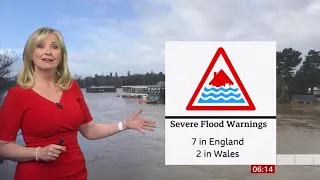 Weather Events 2020 - Storm Dennis aftermath (UK) - ITV & BBC - 17/18 February 2020