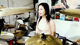 Black Sabbath   Heaven and hell drum cover by Ami Kim (209)