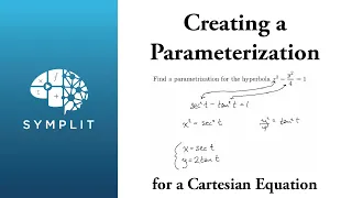 Find a Parametrization for a Parabola