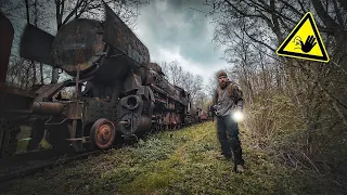 DIESER ZUG FÄHRT NIRGENDWO MEHR HIN! GEISTER DAMPFLOK IM WALD!