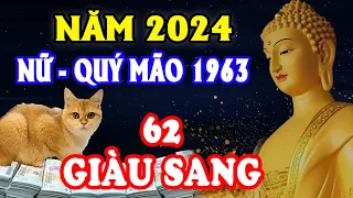 🔴TỬ VI 2024, Tuổi Quý Mão 1963 Nữ Mạng May Mắn, GIÀU CÓ Hay Vận Hạn Thế Nào?