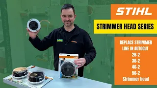 How to change the Stihl Autocut 26-2 , 36-2, 46-2 & 56-2 strimmer heads - Stihl Strimmer head series