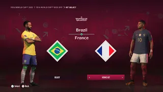 FIFA 23 - Brazil Vs France | FIFA World Cup 2022 Qatar - Final | PS5 Gameplay [4K60fps] Next Gen