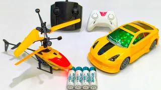 Unboxing Rc Car and rc helicopter, remote control car unboxing, remote car, helicopter, rc car