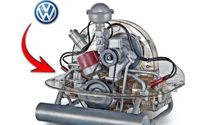 Building this VW Beetle Engine Model will bring back Memories