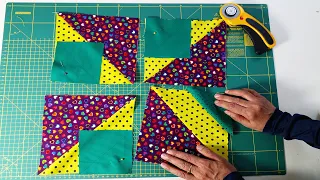 ⭐An incredible sewing project with fabric scraps | I didn't expect it to be so easy to sew !