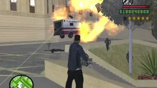 GTA San Andreas 6 Star Rampage
