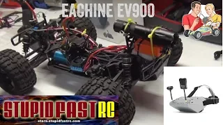 Eachine FPV Googles EV900 review and FPV RC Car setup