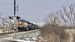 Worlds Fastest Freight Trains!!  1st Train Blew Me Away!  Abandoned Coal Power Plant, Frozen Trains!