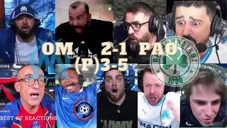 Crazy Reactions OM vs Panathinaikos Pétage de plomb de Mohamed Henni et Raph Football !!