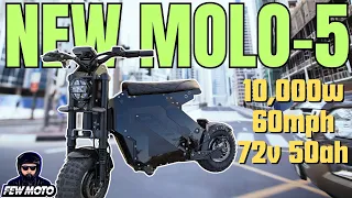 Wild NEW Molo-5 10,000 Watt Hyper Electric Scooter Unboxing and Review