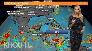 Tropical wave in west-central Caribbean Sea could become Tropical Depression Gamma if it strengthens