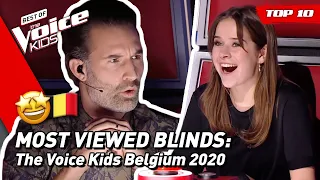 TOP 10 | MOST VIEWED Blind Auditions of 2020: Belgium 🇧🇪  | The Voice Kids