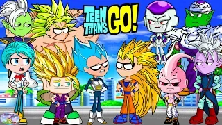 Teen Titans Go! vs. Dragon Ball Goku and friends! Cartoon Character Swap - SETC