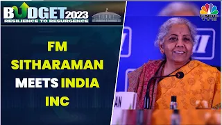 Union Budget 2023: Finance Minister Nirmala Sitharaman Meets India Inc | Breaking News | CNBC-TV18