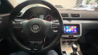 Passat 2013 - Central 7” CarPlay e Android Auto sem fio e Carregador de indução - ArtsomAuto