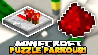 Minecraft PUZZLE PARKOUR 2! (Secret Buttons & Levers!) w/PrestonPlayz & PeteZahHutt