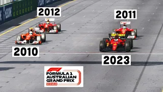 Ferrari F1 2023 vs Ferrari F1 2010-2011-2012 - Melbourne GP