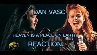 DAN VASC -HEAVEN IS A PLACE ON EARTH REACTION #guitar #reactionvideo #singer