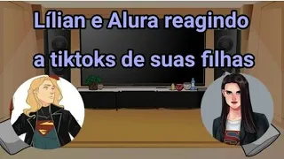 alura e Lilian reagindo a ttk de suas filhas