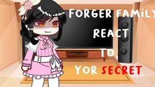 Forger family react to yor secret [part 1] // gacha club // gacha react / spy×family // cringe?