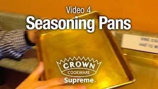 Seasoning Crown Pans