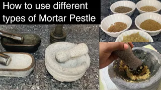 Mortar Pestle Using and Maintaining Methods in Tamil|How to Use Different types of Mortar pestle
