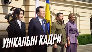 🤯 Президент Республіки Корея тисне руки команді Зеленського у Києві!