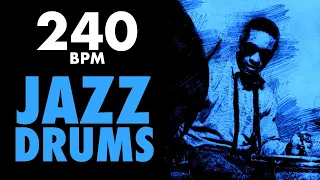 Jazz Drum Backing Track - 240 BPM