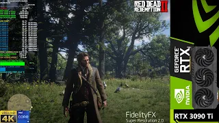 Red Dead Redemption 2 FSR 2.0 Ultra Settings 4K | RTX 3090 Ti | i9 12900K 5.2GHz