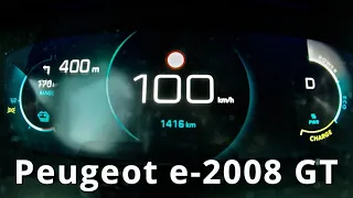 2020 Peugeot e -2008 GT, 0-100 km/h