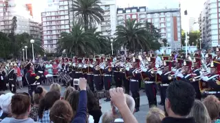 "San Lorenzo march" Fanfarria Militar del Alto Perú - Granaderos in Mar del Plata [2012-NOV-23]