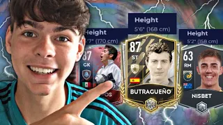 TÝM Z NEJMENŠÍCH HRÁČŮ VE FIFĚ MOBILE! 😱⚡ FIFA Mobile CZ | LeosFootball