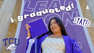 COLLEGE GRADUATION VLOG 🎓 | KIKA GRADUATES FROM TEXAS CHRISTIAN UNIVERSITY 👩🏻‍🎓 | CLASS OF 2024 🥂