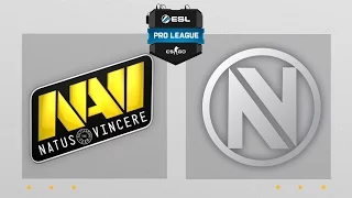 CS:GO - NaVi vs. EnVyUs [Cbble] Map 1 - ESL Pro League Season 4 - EU Matchday 27