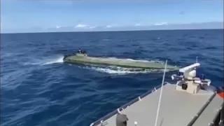 2 Tonnen Kokain auf einem U-Boot sichergestellt