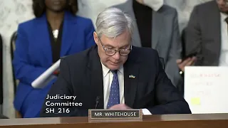 Sen. Whitehouse Delivers Opening Statement at Judiciary Cmte Hearing on Supreme Court Ethics Reform