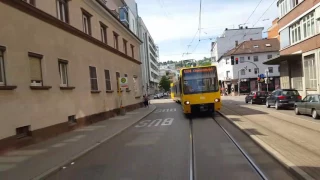 U24 vor uns hinterher gefahren  Stadtbahn Stuttgart