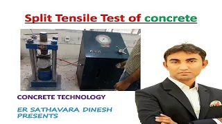Split Tensile Strength Test of Concrete