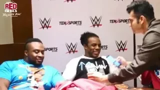 The New Day (WWE) performing Bollywood Dailouges