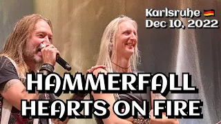 Hammerfall - Hearts on Fire @Knock Out Festival, Karlsruhe🇩🇪 December 10, 2022 LIVE HDR 4K