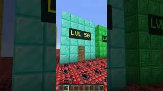 These ore rooms lvl 1 vs lvl 99 in Minecraft leads me to...? #shorts #meme #memes